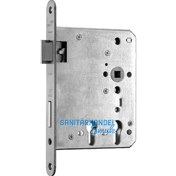 BMH Fluchtt�rschloss 1019 PZW f�r 2 Profilzylinder, rechts, DM 32/65, Edelstahl