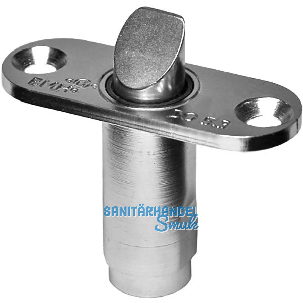 BMH Schnappriegel 1196, Stulp 54 x 20 rund, Edelstahl