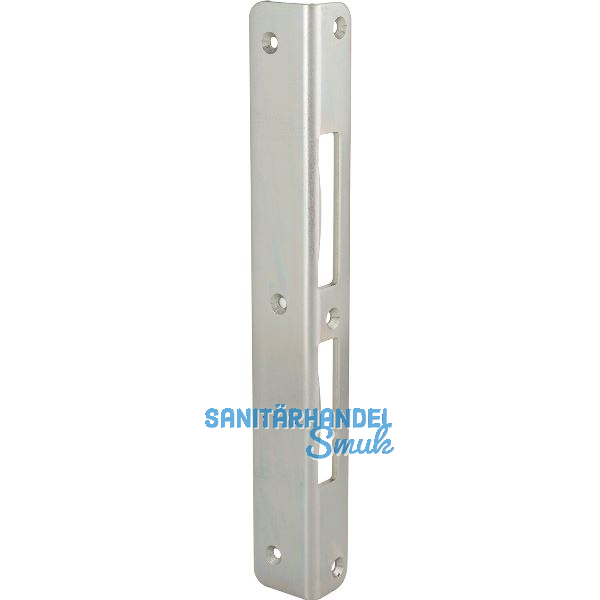 Winkelschlie�blech f. STV F16 R4, f. Falle u. Riegel, Falz 4 mm, verzinkt silber