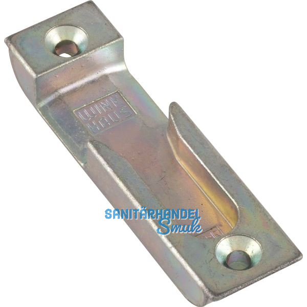 Schlie�blech f�r Rundzapfen zu STV F20 R4, Stulp 20 mm, verzinkt silberf�rbig