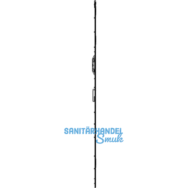 Schlie�leiste mit Kantriegel zu MFV-STV U26-BN13-69 34FAB,rechts,verzinkt silber