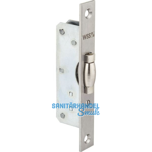 WSS Rohrrahmenschloss Flachstulp mit Rollfalle, Edelstahl