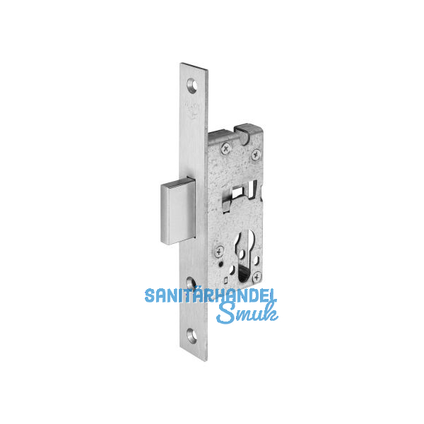 WILKA Rohrrahmenschloss Flachstulp m. Riegel, DM 30, Edelstahl