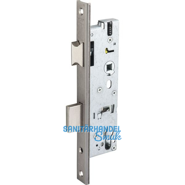 WILKA Rohrrahmenschloss U-Stulp m. Falle u. Riegel, PZW, DM 24, Edelstahl