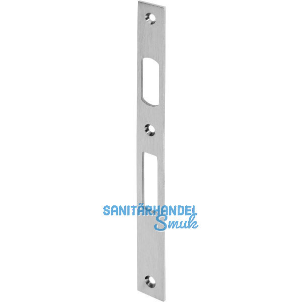 WILKA Schlie�blech flach f�r Rollfalle und Riegel, 245 x 24 x 3 mm, Edelstahl