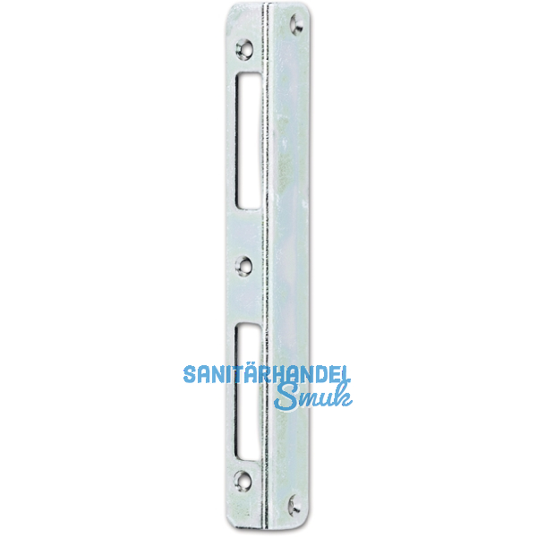 Sicherheitswinkelschlie�blech R9 rund Blindlappen 27 mm, verzinkt silberf�rbig