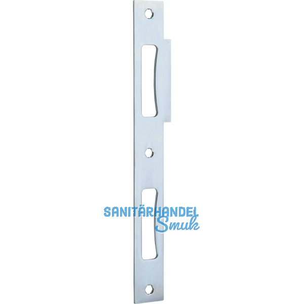 Doppelt�rschlie�blech eckig, 210 x 24 x 2 mm, Stahl verzinkt silberf�rbig