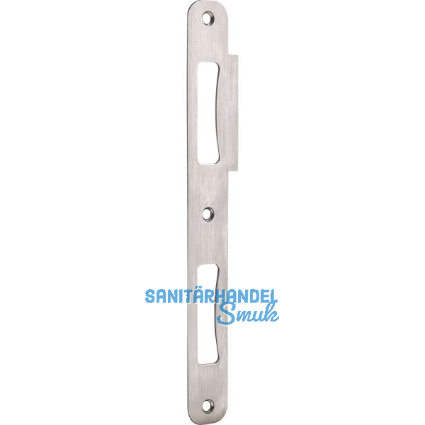 Doppelt�rschlie�blech R9 bombiert, rechts, 210 x 24 x 1,5 mm, Edelstahl