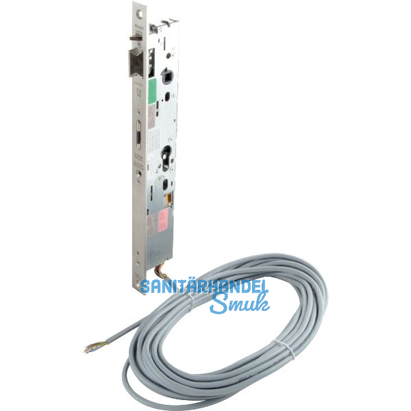 WILKA Fluchtt�rschloss 7697 1-flg. elekt. kuppelbar, links,eckig, DM35,Edelstahl