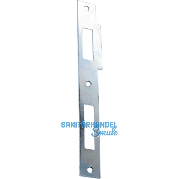 Doppelt�rschlie�blech eckig, 210 x 30 x 2 mm, Stahl blau verzinkt