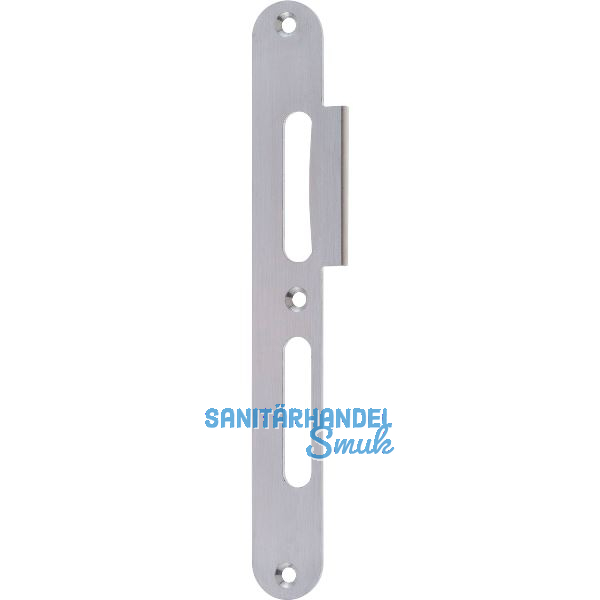 Schlie�blech f�r Fluchtt�rschl. stumpf, rund, links, Edelstahl (2011642218)