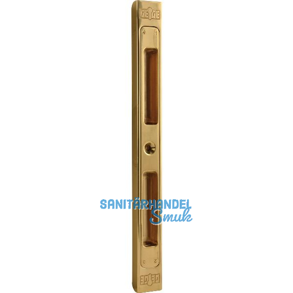 Schlie�blech verstellbar SB/VAR einfr�sbar, 210 x 20 x 10 mm, Messing poliert