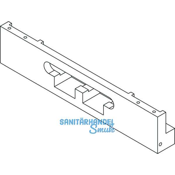 Fr�sschablone f�r Schlie�blech SB/VAR.ST