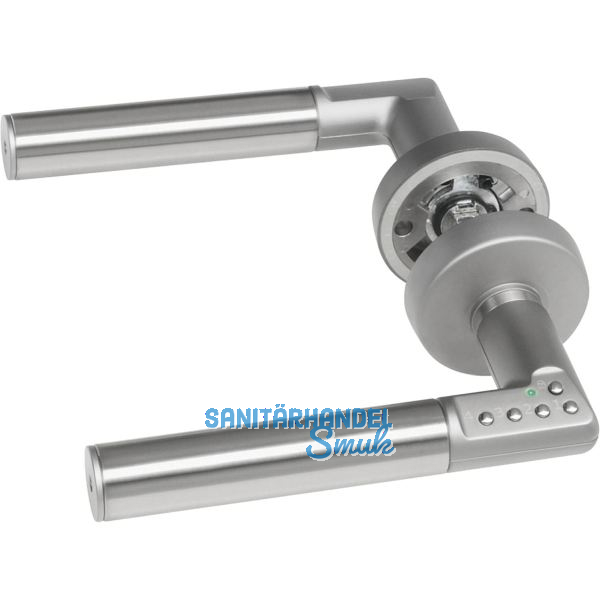 Sicherheitsdr�ckergarnitur CODE HANDLE "B", TS 35 - 80, rechts, verchromt matt
