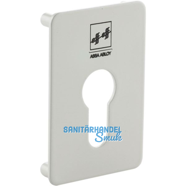 Rosettensatz KPL zu T�rcodeschloss 495,75 x 50 x 2mm,Aluminium RAL 9002 wei�grau