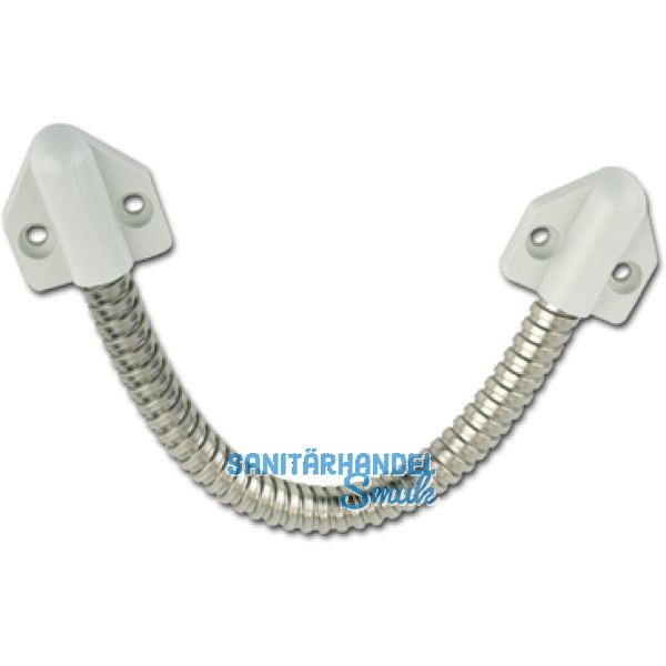 Kabel�bergang 10318 f�r Kabel bis 7 mm, 300 mm, Konsole grau, Messing vernickelt