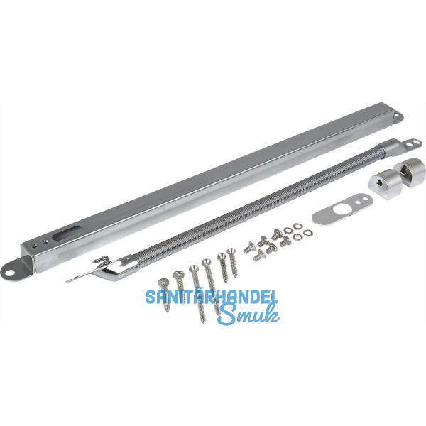 GU Kabel�bergang verdeckt-rund, 346 x 20 x 18 mm, Edelstahl