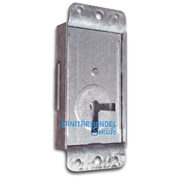 Riegelschloss Einheitssperre 61005 ohne Schl�ssel, rechts, DM 20, Stahl verzinkt