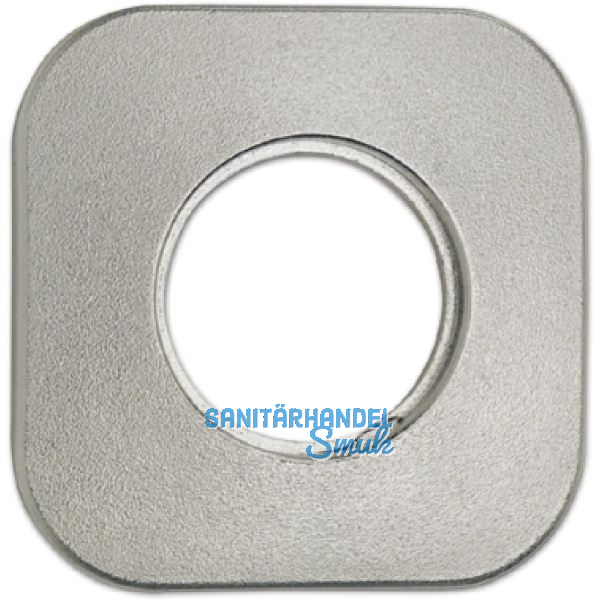 Rosette f�r Au�enzylinder AZ mit Bohrung � 30 mm, 60 x 60 mm, Stahl vernickelt