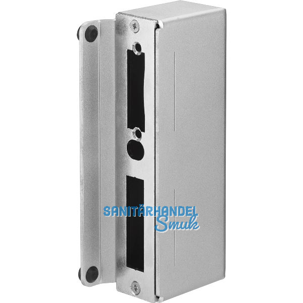 AMF Gegenkasten f�r E-�ffner 146ET schmal,f.Doppeltore,172x80,5x30mm,Stahl blank