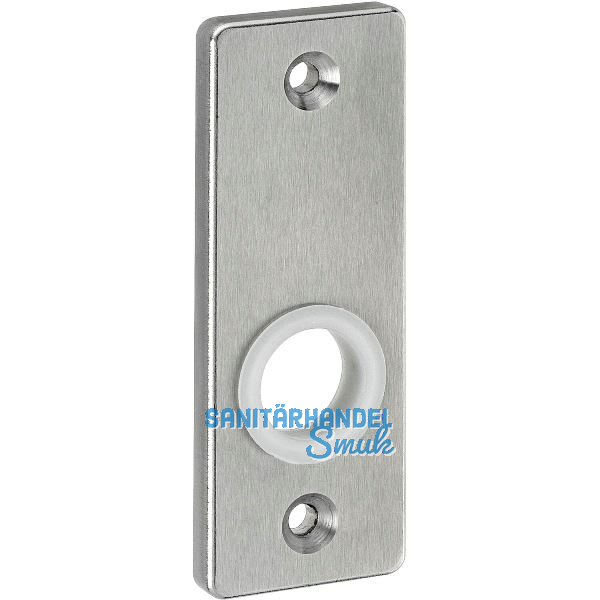 AMF Dr�ckerrosette 426, eckig, 87 x 32 x 6 mm, Edelstahl