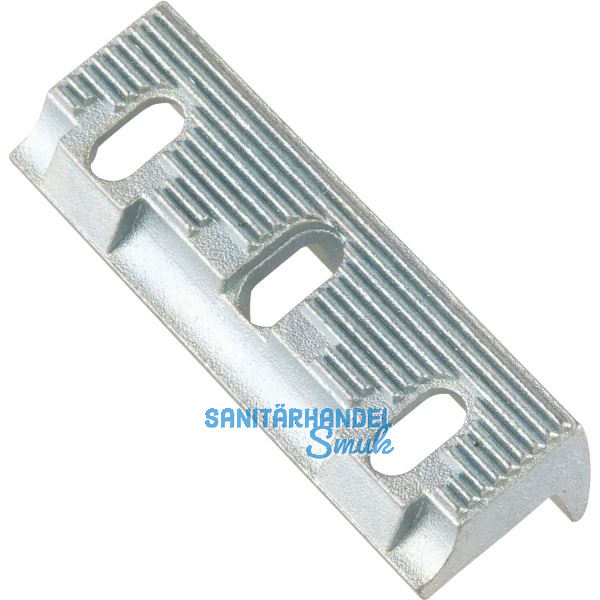 Aufschraubst�ck Serie 128 FaFix, 45 x 13,4 x 7,9 mm, Stahl verzinkt