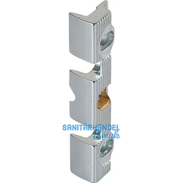 Aufschraubst�ck Serie 128, 44,5 x 12 x 8,5 mm, Stahl verzinkt