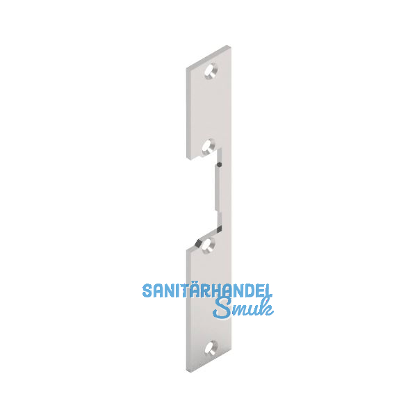 Schlie�blech zu O&C T�r�ffner, kurz, 159 x 25 x 3 mm, Edelstahl