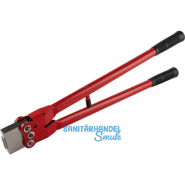 HALC� Schlie�blechzacker, Stahl rot lackiert