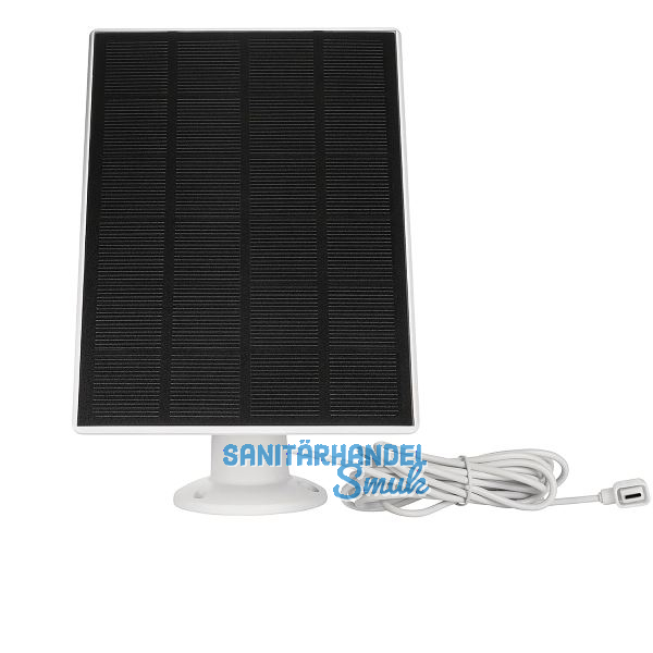 ABUS Solarladepanel zu Akku Pro Kamera 170x120x10 mm inkl. 3 Meter Kabel, wei�