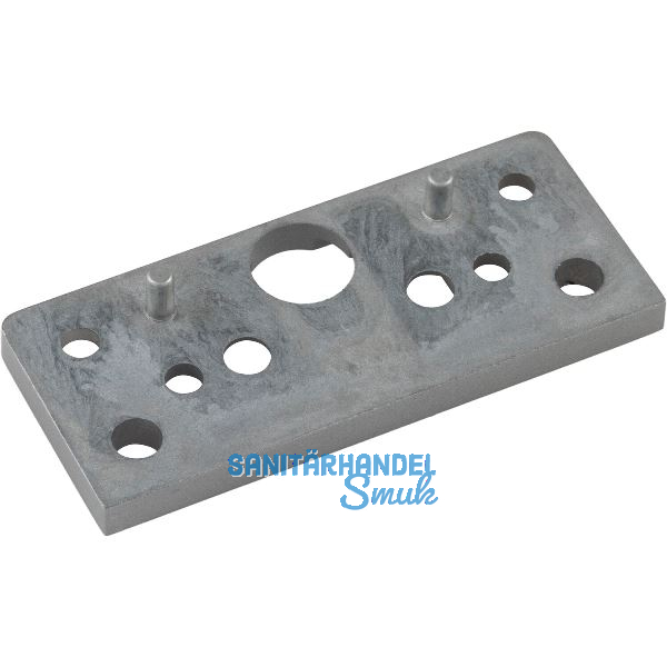 MARCHESI Distanzplatte f�r Zusatzschloss, 5 mm, Zinkdruckguss silberf�rbig