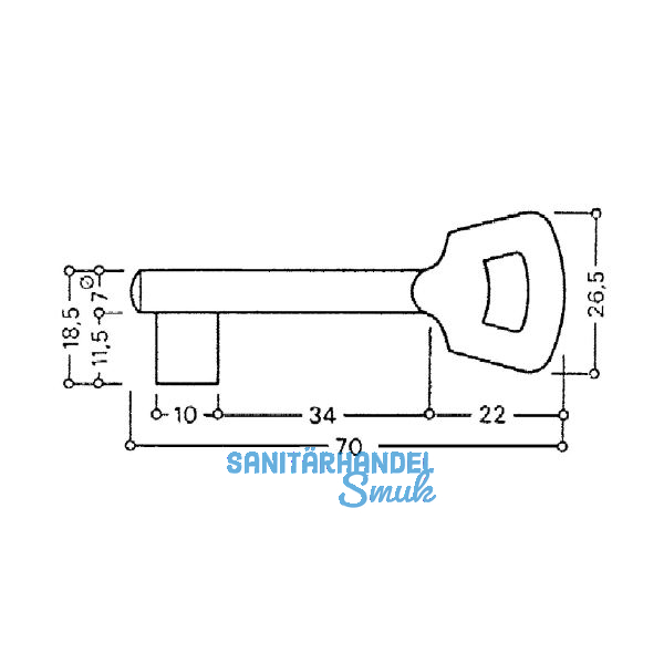 Buntbartschl�ssel, Tabelle 3, Sperre 7