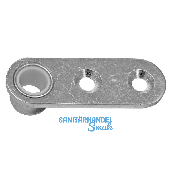 WILKA Stangenf�hrungsplatte 9653 f�r Rundstange � 10 mm, Stahl verzinkt