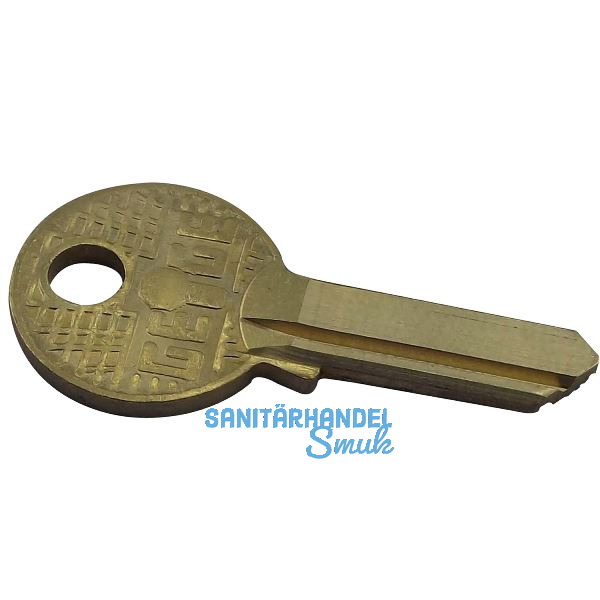 DORMAKABA Zylinderschl�ssel-Rohling, 1475 RO/POST, Type 7, kleines Profil