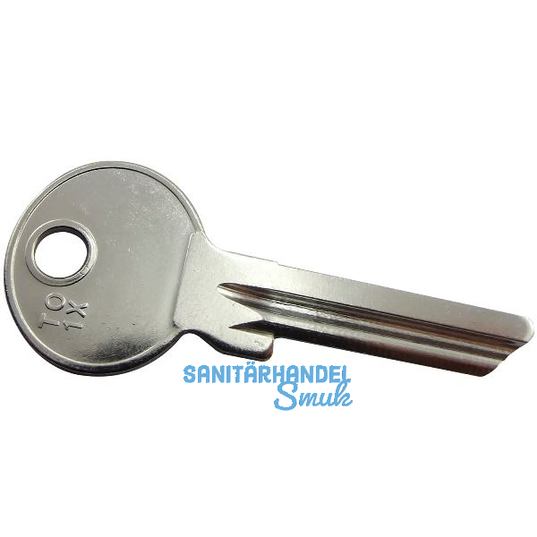 Zylinderschl�ssel-Rohling WINKHAUS, Normalprofil T0(9�../�..9), Type Profil 1.1