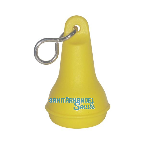 Hotelschl�sselanh�nger - birnenf�rmig gelb