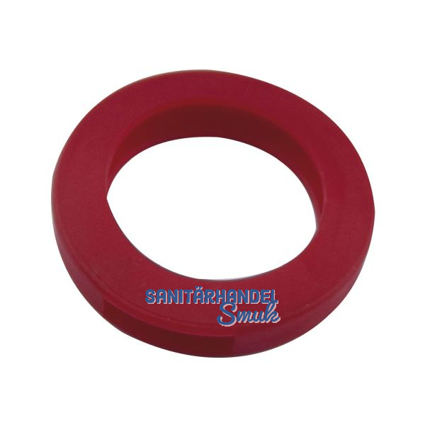 Kennringe rund, gro� f�r Zylinderschl�ssel � 28 mm, Kunststoff rot