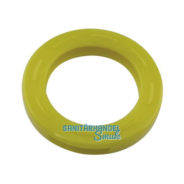 Kennring rund, f�r Zylinderschl�ssel � 24 mm, Kunststoff gelb