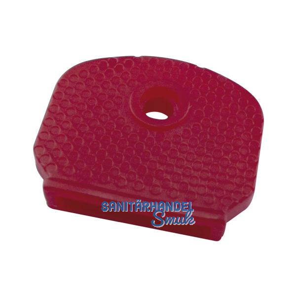 Kennkappe f�r Zylinderschl�ssel Kunststoff rot