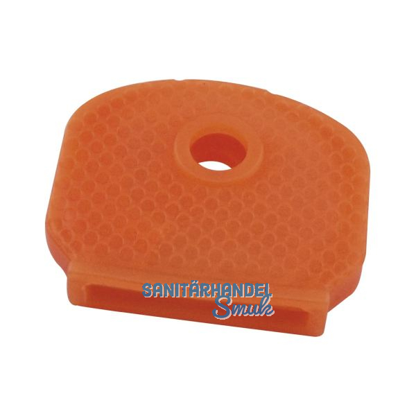 Kennkappe f�r Zylinderschl�ssel Kunststoff neonorange