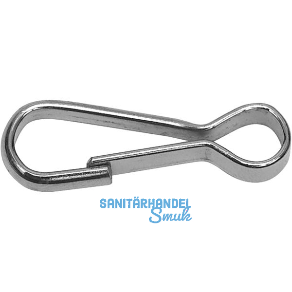 Simplex Haken -, 30 mm, Stahl vernickelt