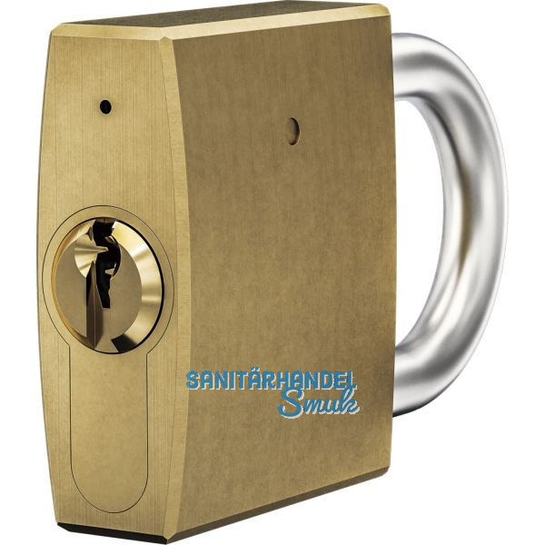 WINKHAUS Vorhangschloss AZ verschiedensperrend Breite 55 mm Messing matt