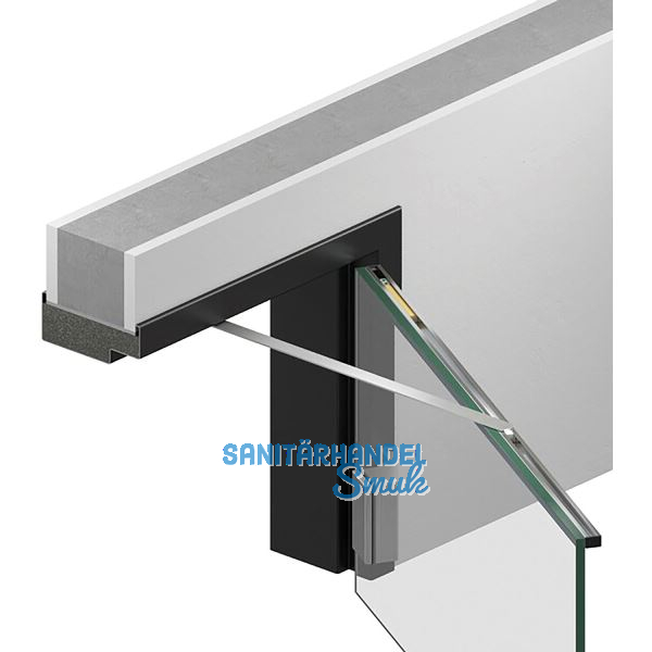 ATHMER T�r�ffnungsbegrenzer Porti f�r Glast�ren, 709-959mm, 50kg, Metallzarge