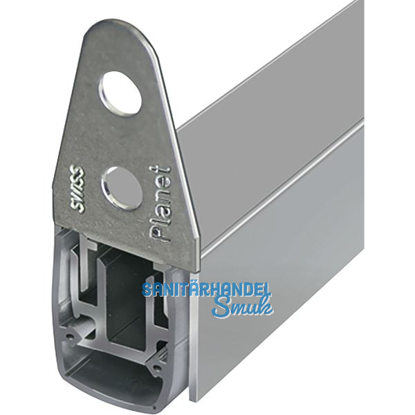 PLANET T�rdichter MF-FH-RD, 460 x 19,8 x 20 mm, einseitig, Aluminium natur