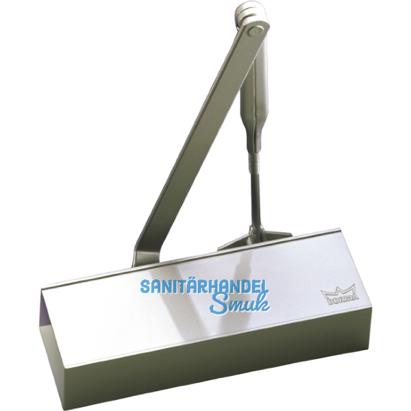 DORMAKABA T�rschlie�er TS 72, EN 2-4 mit Gest�nge, Feststellung, silber