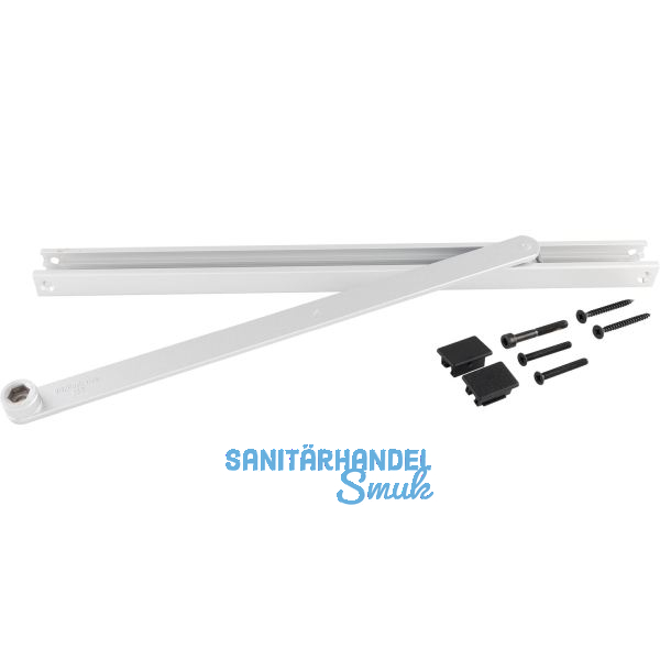 GEZE Gleitschiene BG, f�r TS 3000/5000 L, wei� RAL 9016