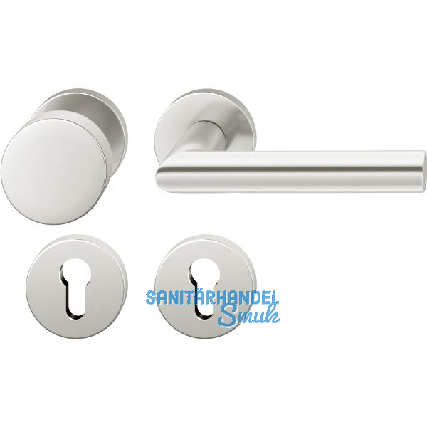 FSB Feuerschutz Wechselgarnitur 76 1076 AGL �NORM PZ, rechts, silber eloxiert