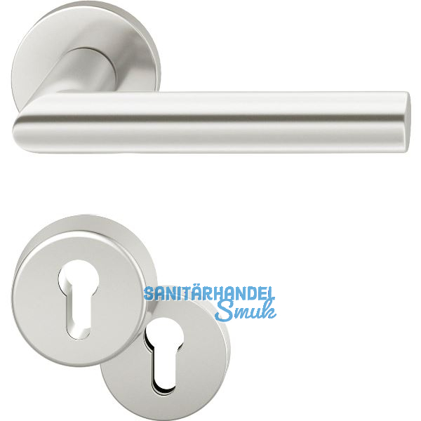 FSB Haust�rdr�ckergarnitur 12 1076, Aluminium silber eloxiert