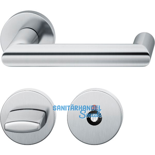 FSB Objekt Dr�ckergarnitur 72 1016 AGL auf Rosette WC, Edelstahl matt