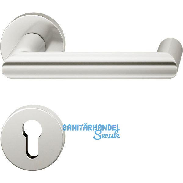 FSB Feuerschutz Dr�ckergarnitur 79 1016 AGL DIN PZ, silber eloxiert